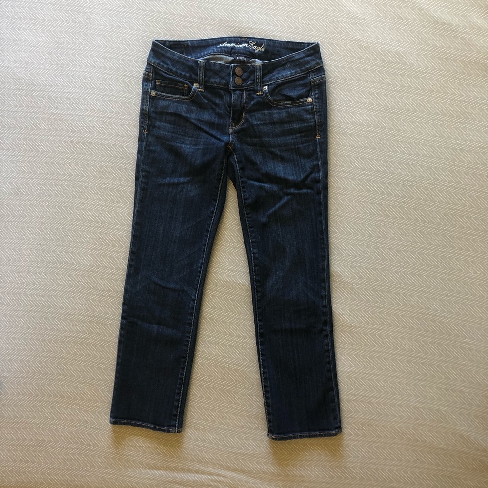 🚫DONATED🚫 AMERICAN EAGLE “Artist”Crop Jeans [0]